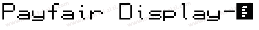 Payfair Display字体转换
